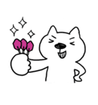 ダーツ犬のスタンプ（個別スタンプ：7）