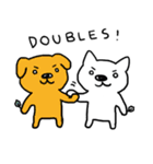 ダーツ犬のスタンプ（個別スタンプ：18）