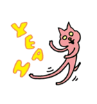 伸びる猫（個別スタンプ：20）