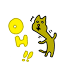 伸びる猫（個別スタンプ：21）