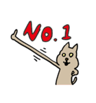 伸びる猫（個別スタンプ：30）