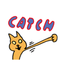 伸びる猫（個別スタンプ：31）