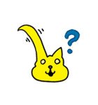伸びる猫（個別スタンプ：33）