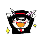 ギャングうさぎのビリー（個別スタンプ：4）