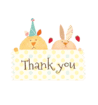 animal friends2 by adachikana（個別スタンプ：1）