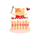 animal friends2 by adachikana（個別スタンプ：3）