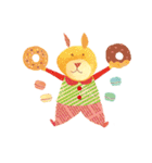 animal friends2 by adachikana（個別スタンプ：36）