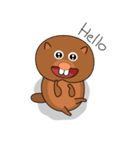 Boono ＆ Joony (Cute Beaver)（個別スタンプ：17）