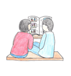 なかよし新婚さん。なおちゃんとたけちゃん（個別スタンプ：10）