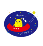 みーたか星人の地球侵略シリーズ第一弾（個別スタンプ：9）