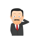 Mustache Boss（個別スタンプ：6）