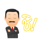 Mustache Boss（個別スタンプ：8）