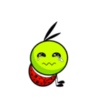 Bug green ball #English（個別スタンプ：9）