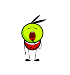 Bug green ball #English（個別スタンプ：20）