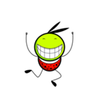 Bug green ball #English（個別スタンプ：23）