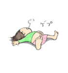 おかっぱ女子（個別スタンプ：2）