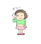おかっぱ女子（個別スタンプ：5）