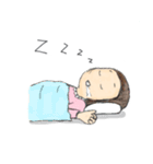 おかっぱ女子（個別スタンプ：11）