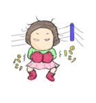 おかっぱ女子（個別スタンプ：12）