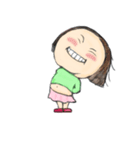 おかっぱ女子（個別スタンプ：14）