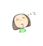 おかっぱ女子（個別スタンプ：15）
