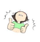 おかっぱ女子（個別スタンプ：21）