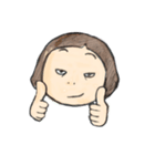 おかっぱ女子（個別スタンプ：22）