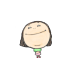 おかっぱ女子（個別スタンプ：25）