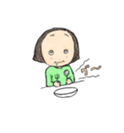 おかっぱ女子（個別スタンプ：28）