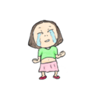 おかっぱ女子（個別スタンプ：30）
