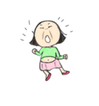 おかっぱ女子（個別スタンプ：31）
