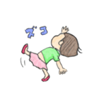おかっぱ女子（個別スタンプ：38）