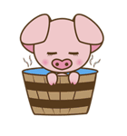キュートなピンクの子豚トゥトゥ（個別スタンプ：32）