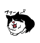 仲良しのクロとシロ（個別スタンプ：10）