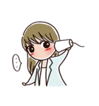 女の子の口ぐせ パート3（個別スタンプ：4）