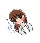 女の子の口ぐせ パート3（個別スタンプ：13）
