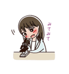 女の子の口ぐせ パート3（個別スタンプ：18）