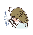 女の子の口ぐせ パート3（個別スタンプ：22）
