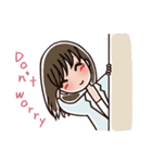 女の子の口ぐせ パート3（個別スタンプ：34）