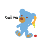 ブルーベアーのテディ（個別スタンプ：18）