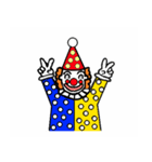 ポップなピエロ（個別スタンプ：6）