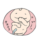 おなかの赤さん（個別スタンプ：2）