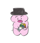 紳士なブタ（個別スタンプ：1）