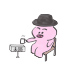 紳士なブタ（個別スタンプ：14）