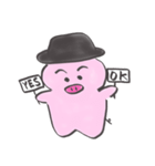 紳士なブタ（個別スタンプ：19）