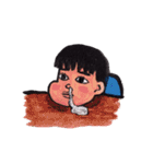 ハルくんモモちゃんスタンプ（個別スタンプ：25）