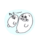 キュートでシュールな動物たち（ゆるゆる）（個別スタンプ：15）