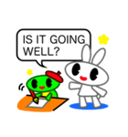 Editor Rabbit and Writer Turtle English（個別スタンプ：16）