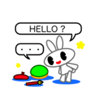 Editor Rabbit and Writer Turtle English（個別スタンプ：19）