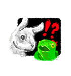 Editor Rabbit and Writer Turtle English（個別スタンプ：40）
